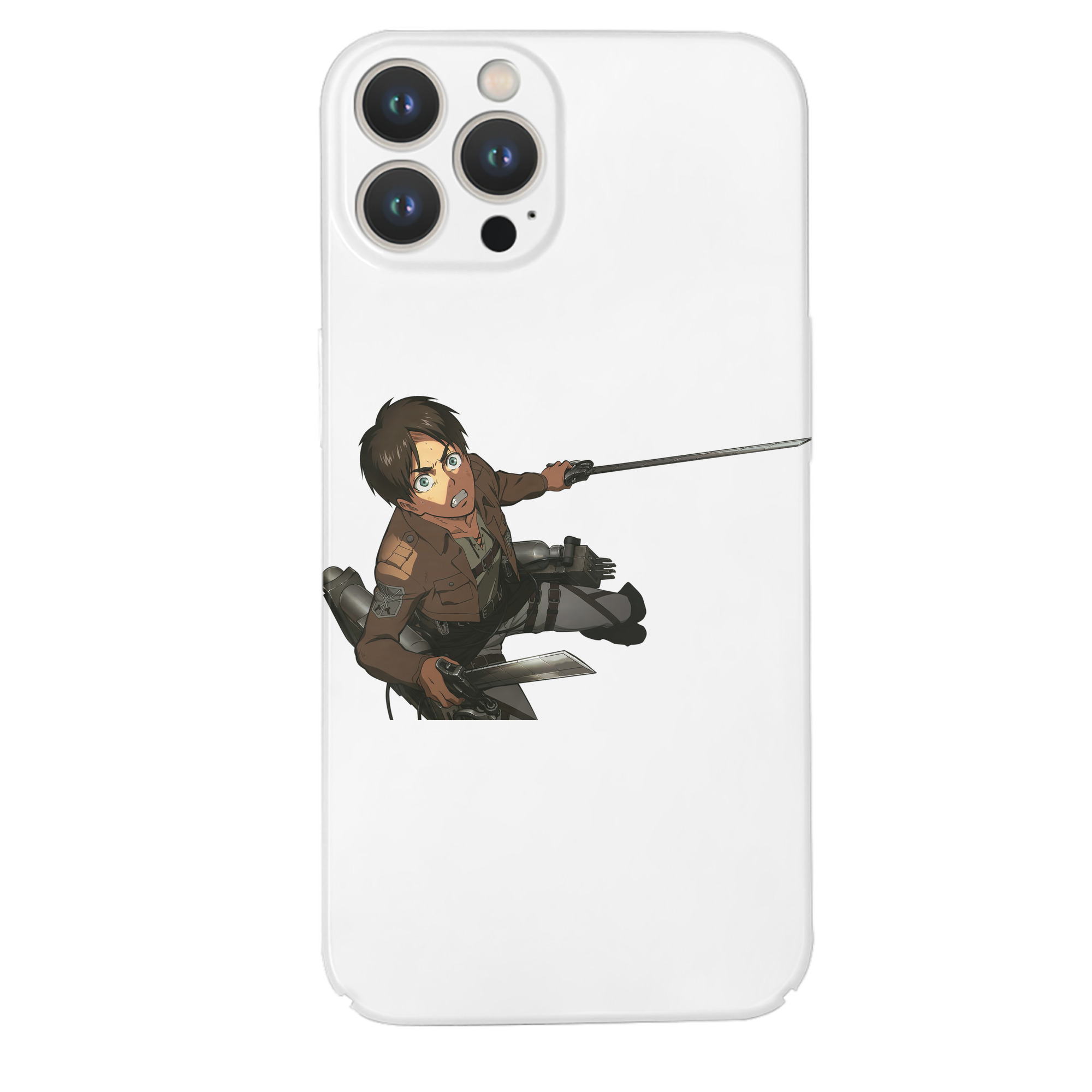 （画像用） 進撃の巨人 エレン･イェーガー Attack on Titan Eren Jäger 【iPhone 14シリーズ対応】ハードケース